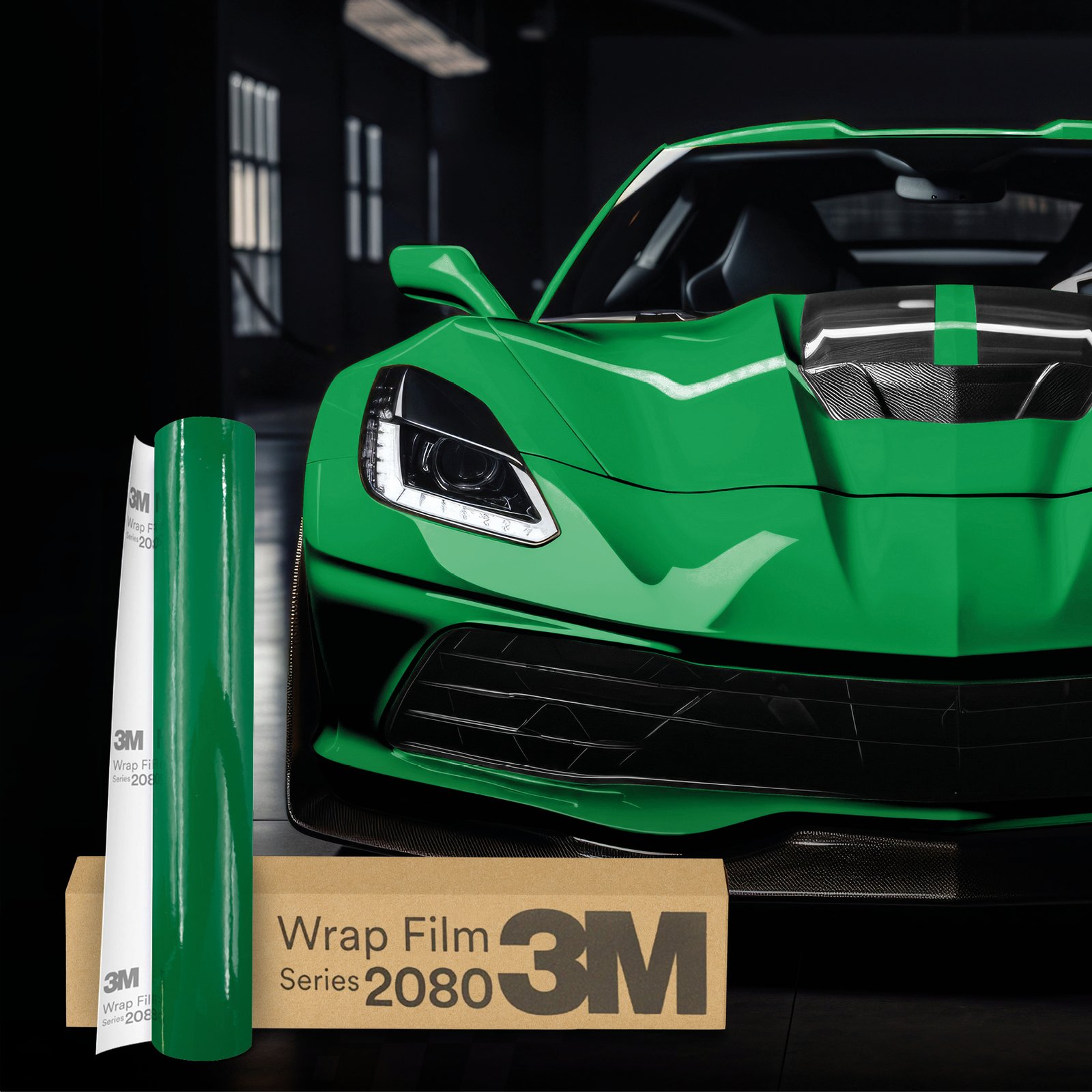 3M™ 2080 G46 – Vert Kelly Brillant — film covering 3M™ 2080
