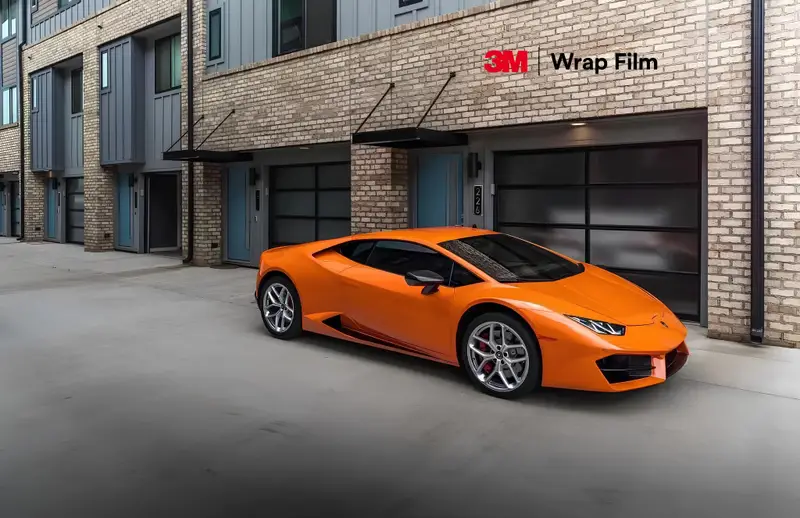 3M™ 2080 HG14 – Orange Brûlé Haute Brillance — film covering 3M™ 2080